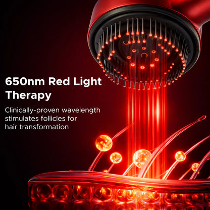 3-1 Red Light Therapy Scalp Massager | 6 Months Warranty | Upgraded ( Buy 1 Get 1 Free Limited Time Offer )